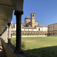 Certosa di Parma, Colonnato del chiostro e dei portici degli alloggi - Francesco Pescaroli, 1671-1726 , Affiancamento e consulenza tecnica alla Direzione Lavori